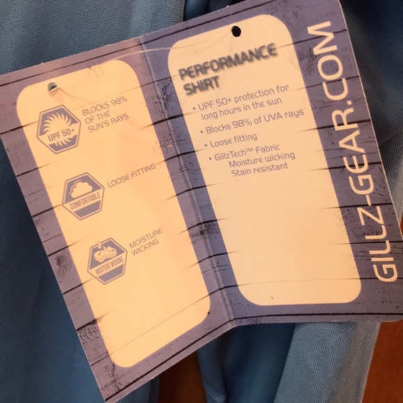 Gillz UPF Performance/Fishing Rash Guard Sz M - Picture 6 of 7